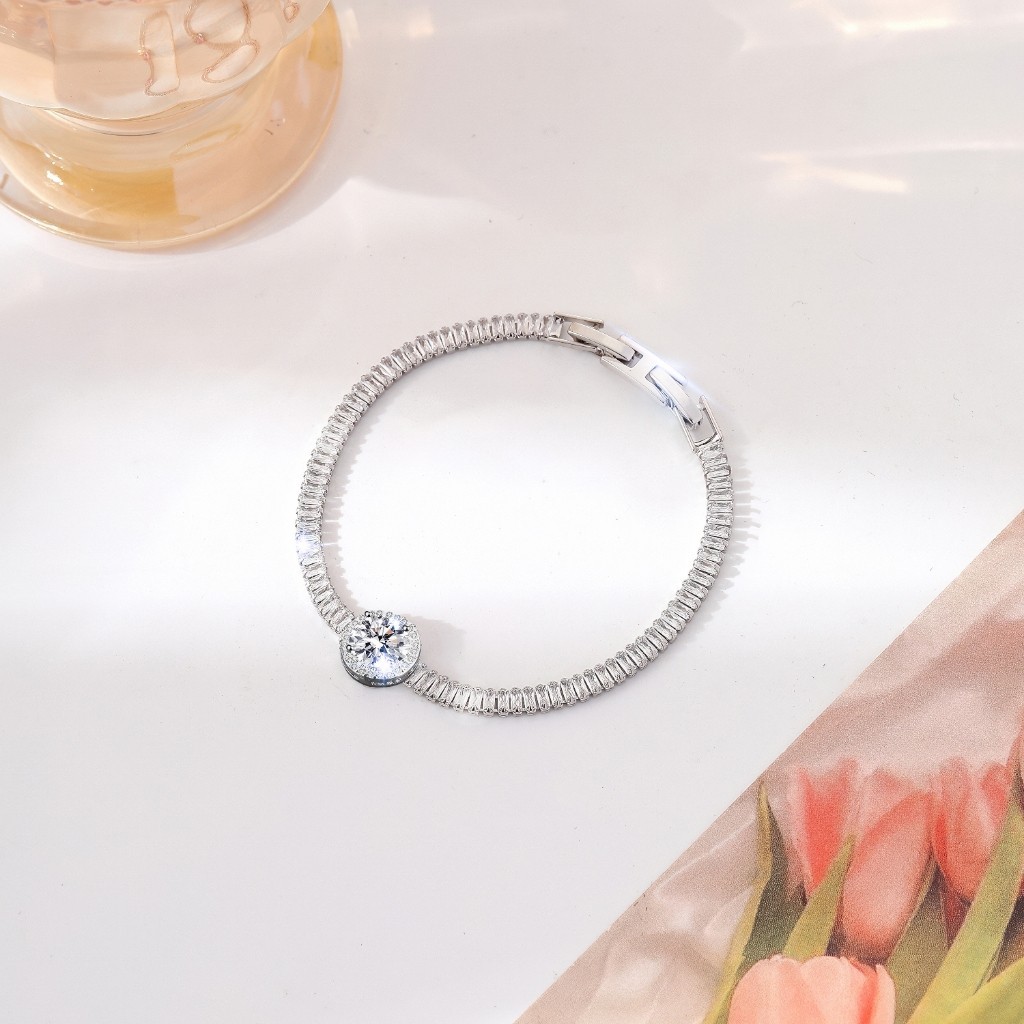 Gelang Tangan Wanita Berlian Permata Gelang Fashion Elegan Korea Mewah GT-1026