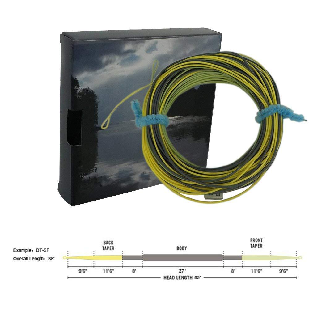 Aventik Double Tapered Fly Fishing Cast Line Gentle Long Taped Delicate Presentation Fishing Line
