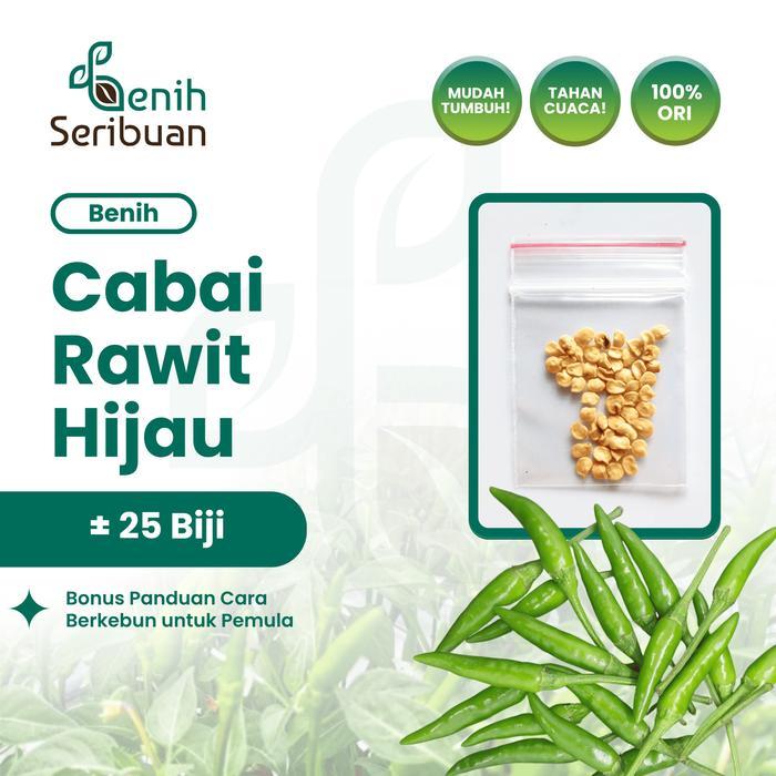 35 Benih Cabai Rawit Hijau F1 Unggul Cabe - Benih Sayuran Seribuan - RAWIT HIJAU