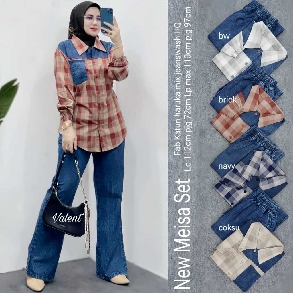 Setelan Terbaru Meisa Setelan ORIGINAL VALENT HIJAB id