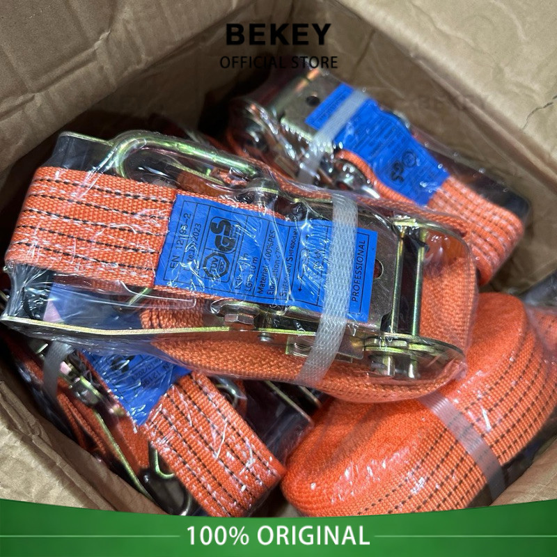 BEKEY Tali track belt 6Meter 10 Meter tali ratchet tie down tali cargo kargo tali sound system 5 cm 