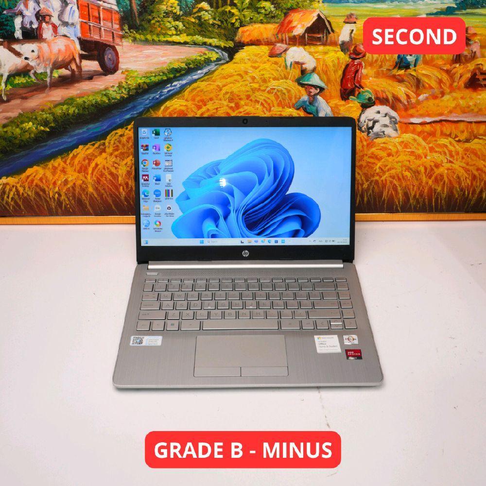 HP LAPTOP 14S-DK1XXX AMD ATHLON GOLD 3150U 4 GB (14") GRADE B - MINUS LAPTOP SECOND ORIGINAL SINAR M