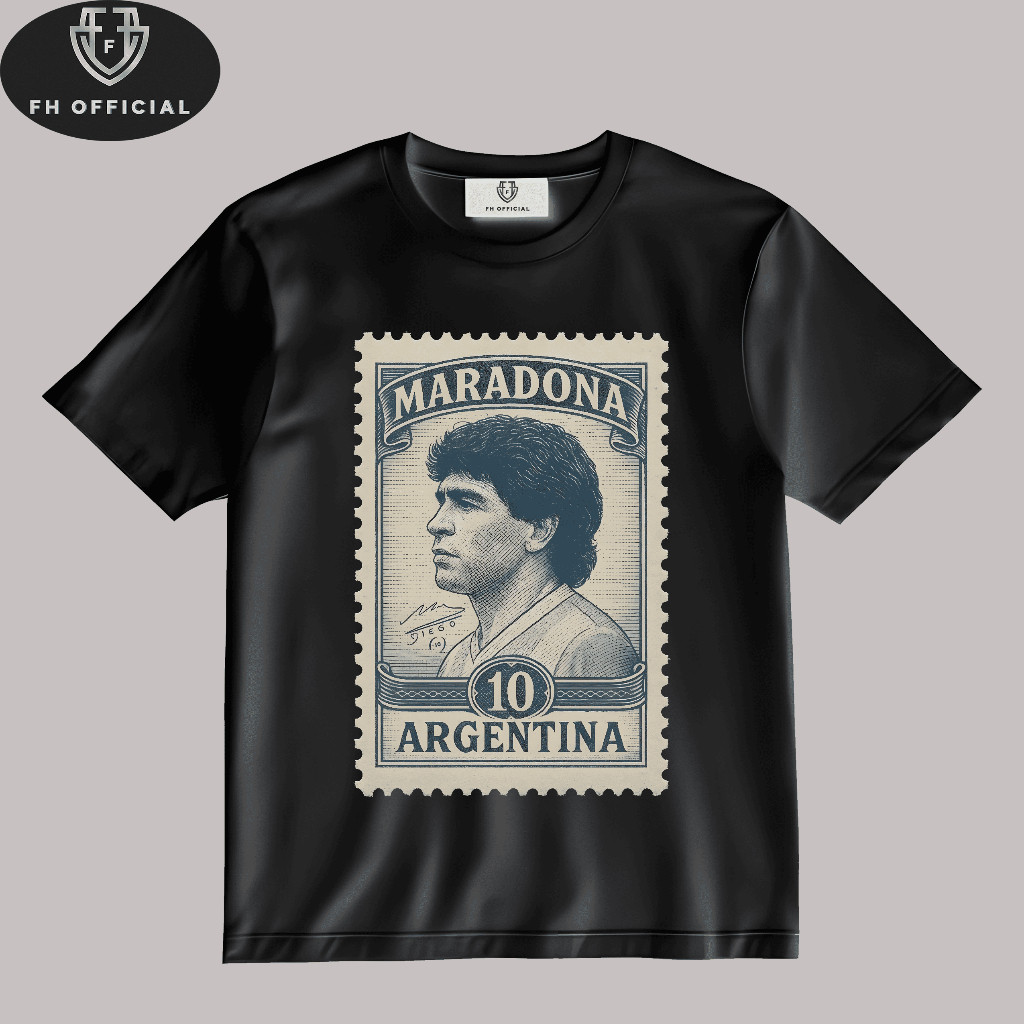 Tshirt The Legend Of Maradona Cotton Combed 24s