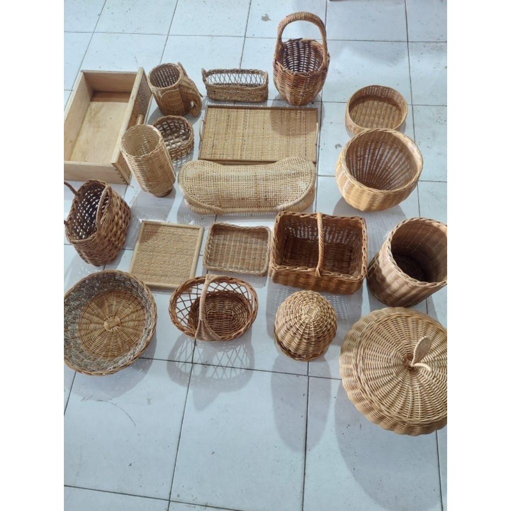 lye - Barang Stok Harga Sale Rotan Anyaman Unik