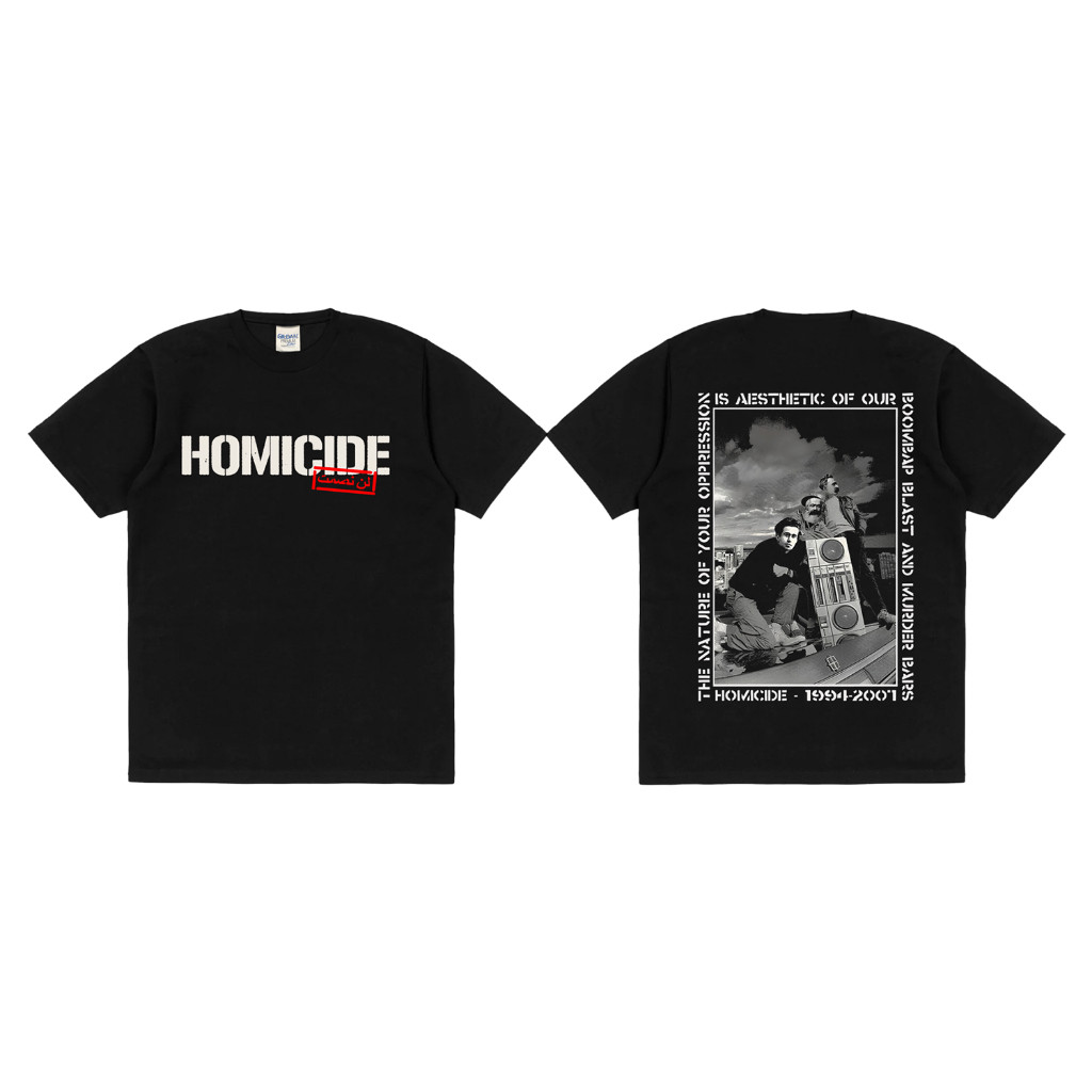 <Kaos> Rockermusic T-shirt Band Homicide - Aesthetic