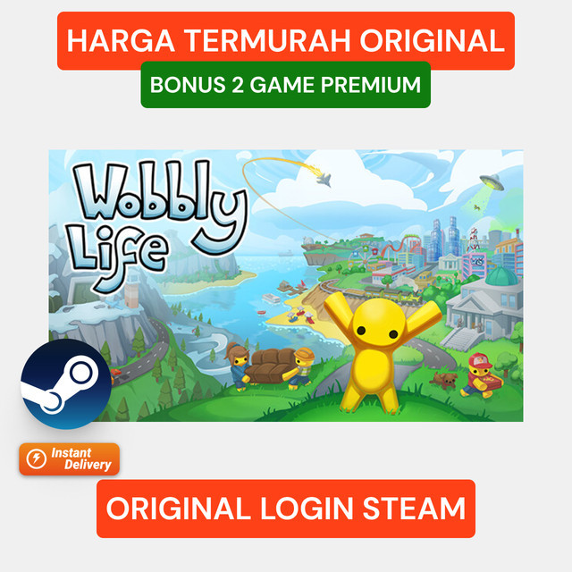 [ANP] Wobbly Life Original Steam - Game Laptop PC Steam Deck Ayaneo ROG Ally - Proses Instant