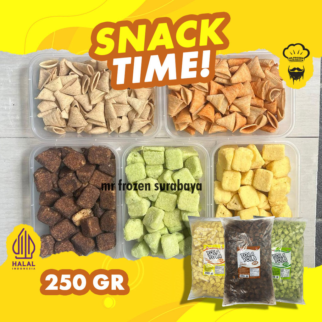 [ 250gr ] Yola Yola Stik Momogi Rasa Coklat Pandan Jagung Bakar