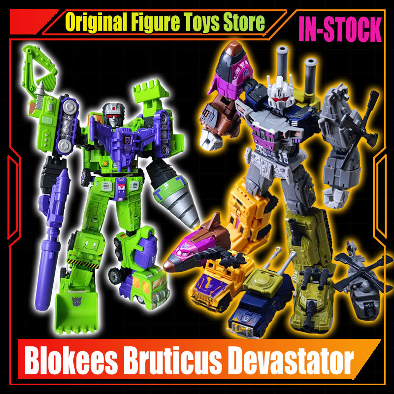 Genuine Blokees Transformable Toy Bruticus Action Figure Devastator Expansion Package Combaticons Mo