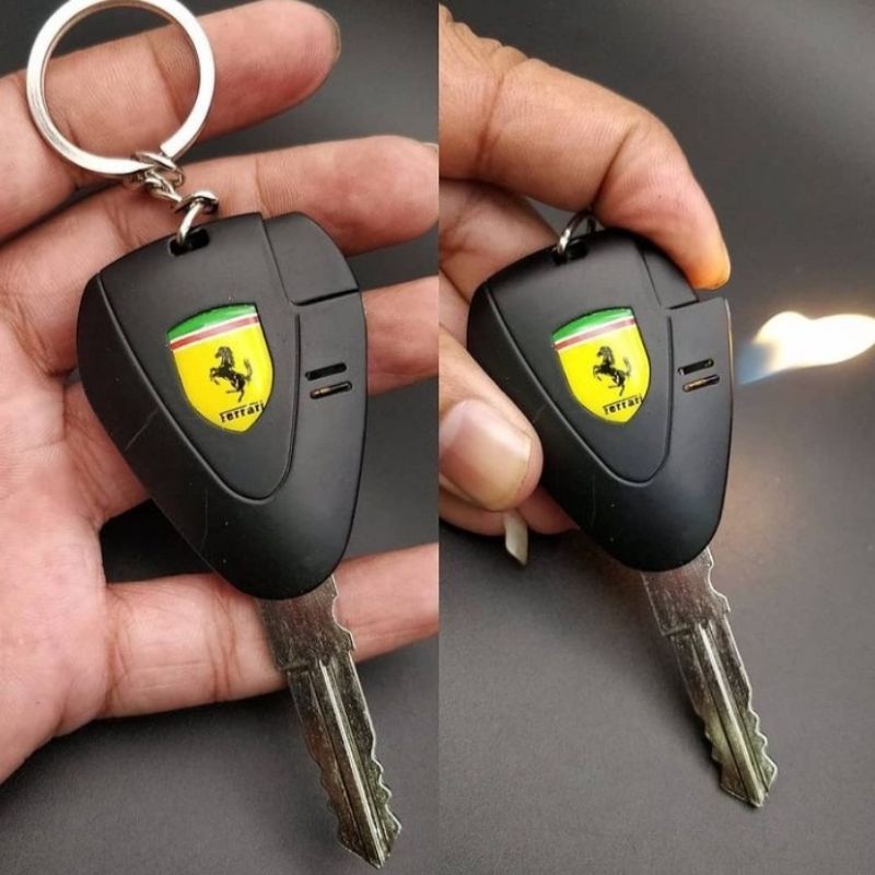 Unik-Korek Api Gas Model Gantungan Kunci Mobil/Mancis Gas/Korek Api Unik