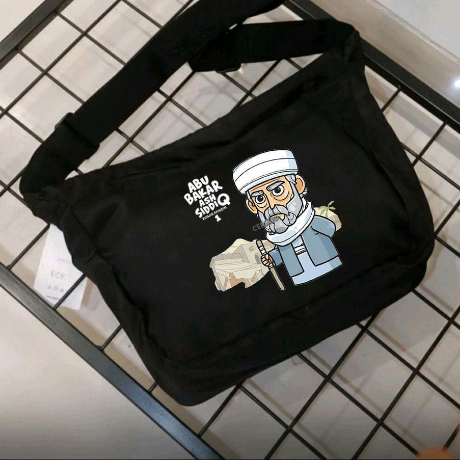 Tas Selempang Ngaji iqro alquran Anak Custom Nama, Tas Praktis dan Modis untuk Sekolah dan Aktivitas