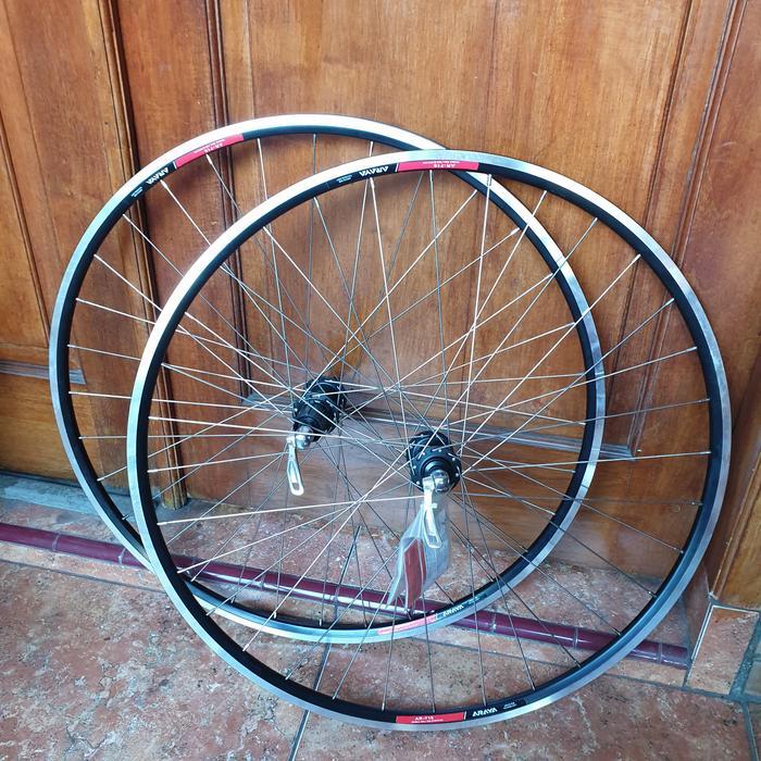 wheelset 700c rim brake dan disk brake gravel roadbike shimano araya