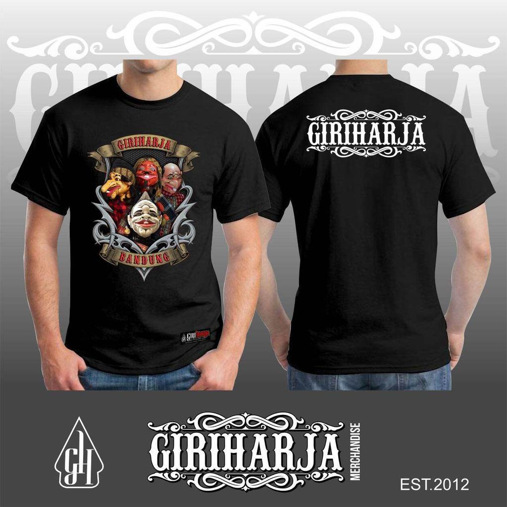 Kaos wayang golek PANAKAWAN / kaos wayang golek Giri Harja / Kaos wayang golek sunda / kaos tangan p