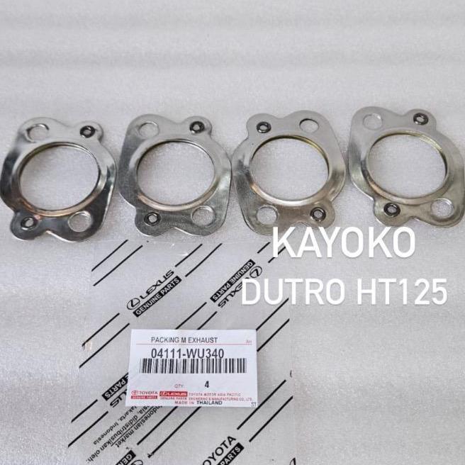 PAKING MANIFOLD EX API RINO HT125 DUTRO HT130 HT140 HINO DUTRO HARGA 1SET 4PC 04111-WU340 BERMUTU