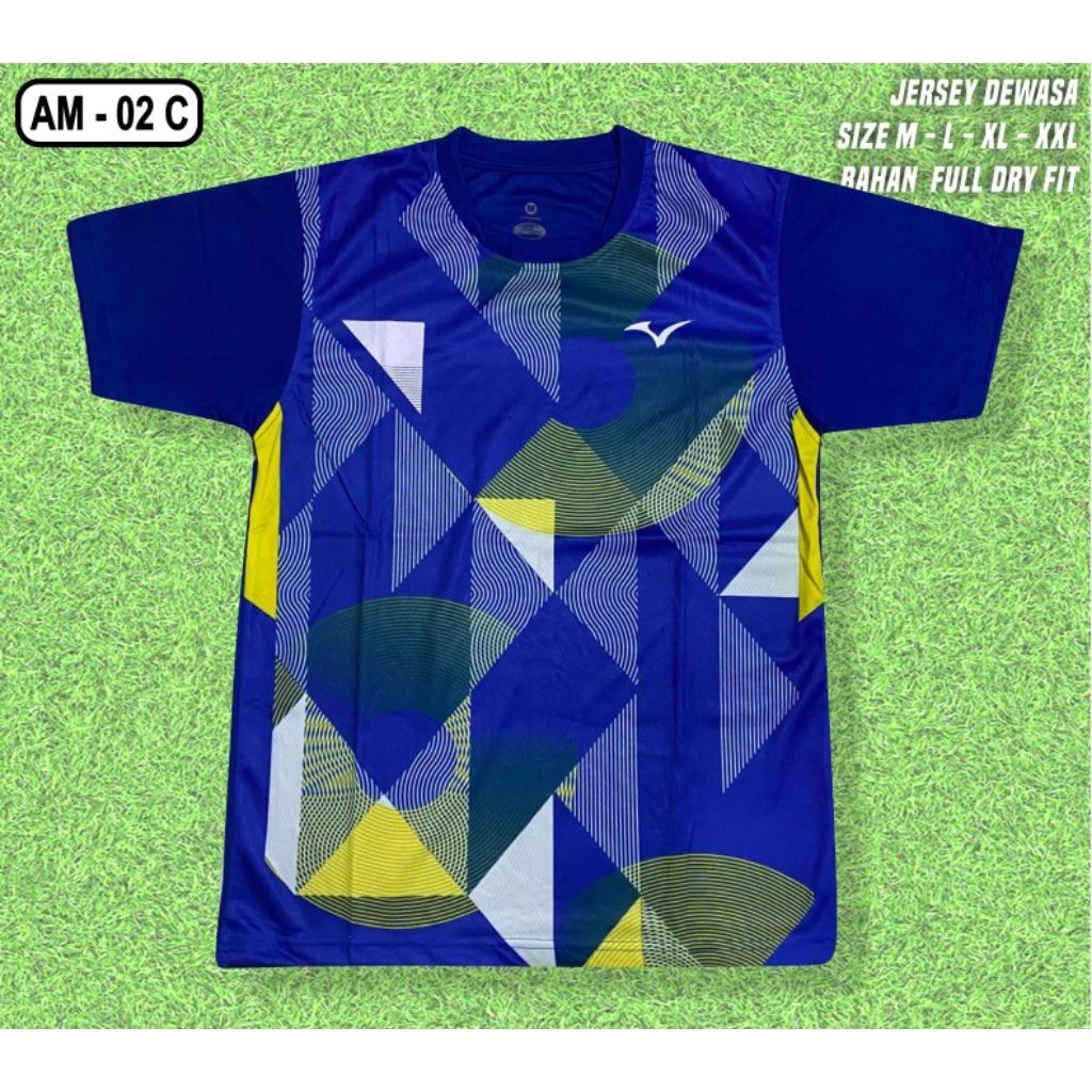 Jersey voli motif printing kaos olahraga voli lengan pendek Jersey Olahraga voli badminton tenis mej
