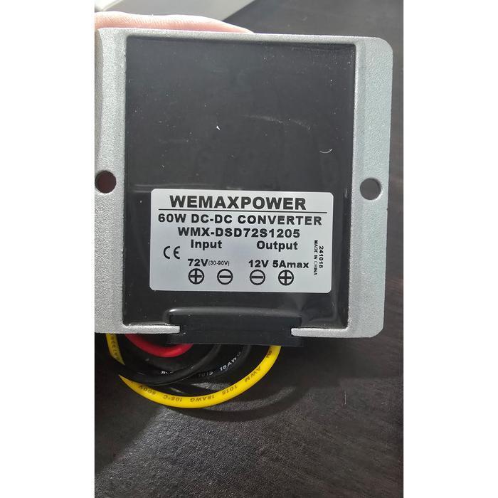 Step down 72V DC 60V 72 90V to 12Volt 12V 5A 10A 72Volt to 12Volt DC anti air - 5Amper