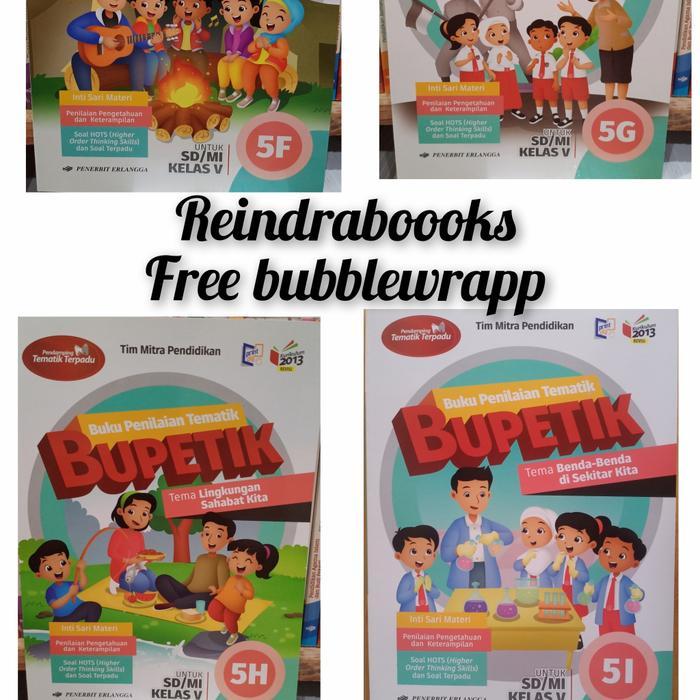 NEW Bupetik 5F-5H kelas 5 semester 2 k13 revisi - Bupetik 5h PREMIUM