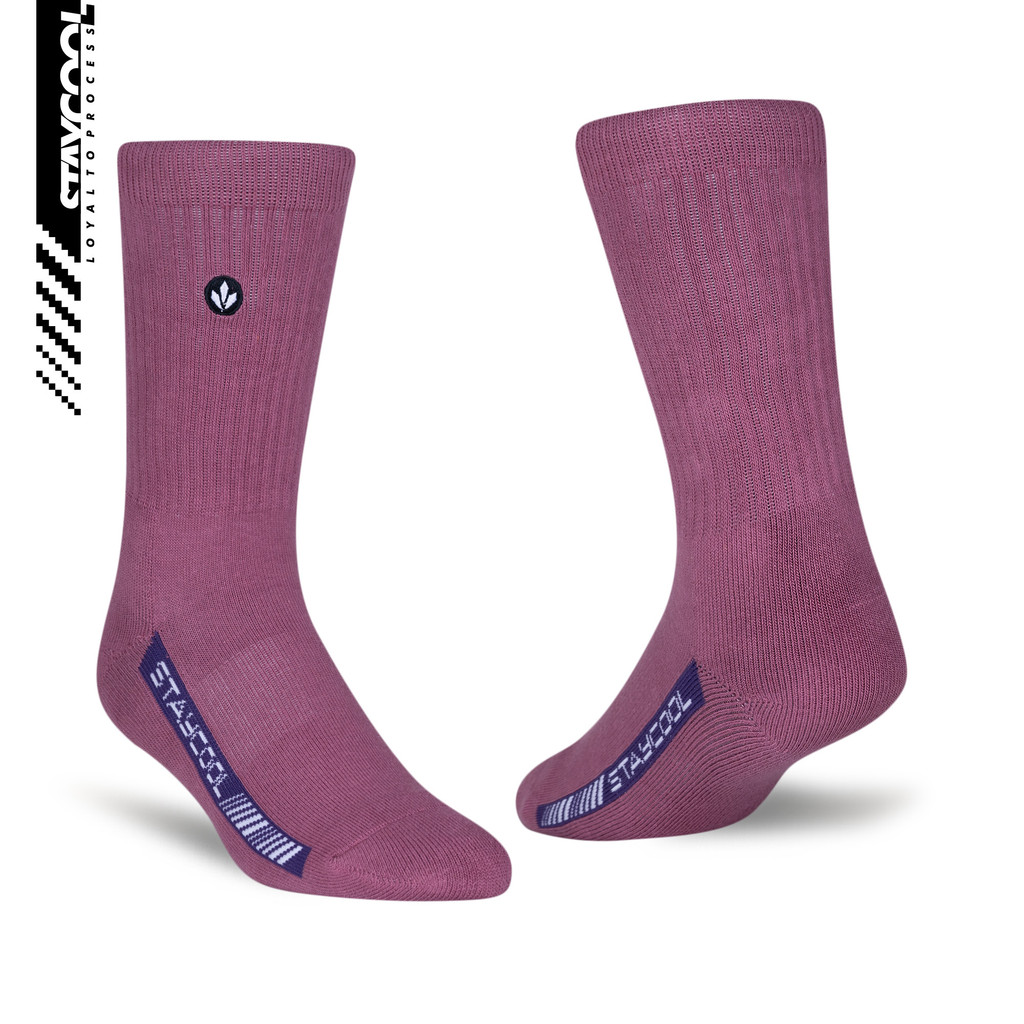 StayCool Socks Kaos Kaki Fashion Basic OG - Mauve