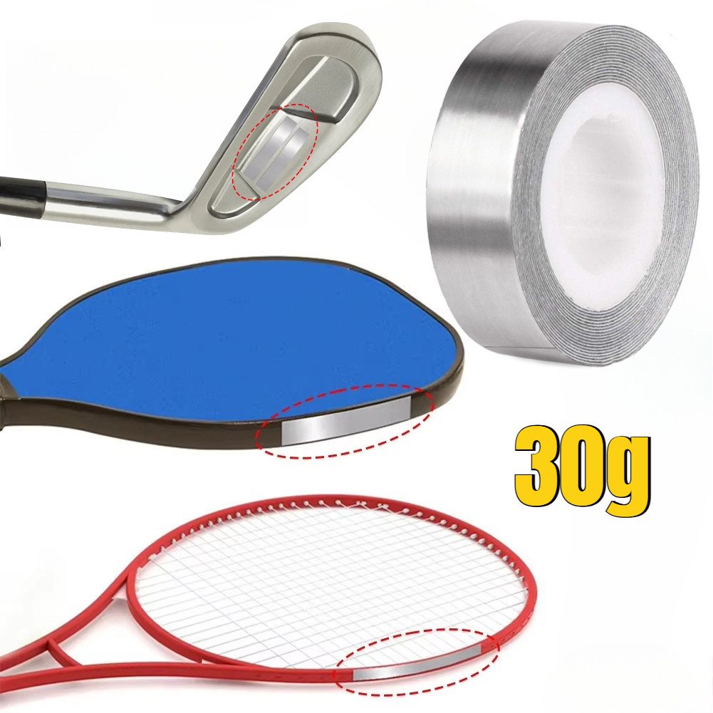 30g Tape Timah Pemberat Golf Kualitas Tinggi Lead Tape Timah Pemberat Stik Golf Raket Tennis Padel U
