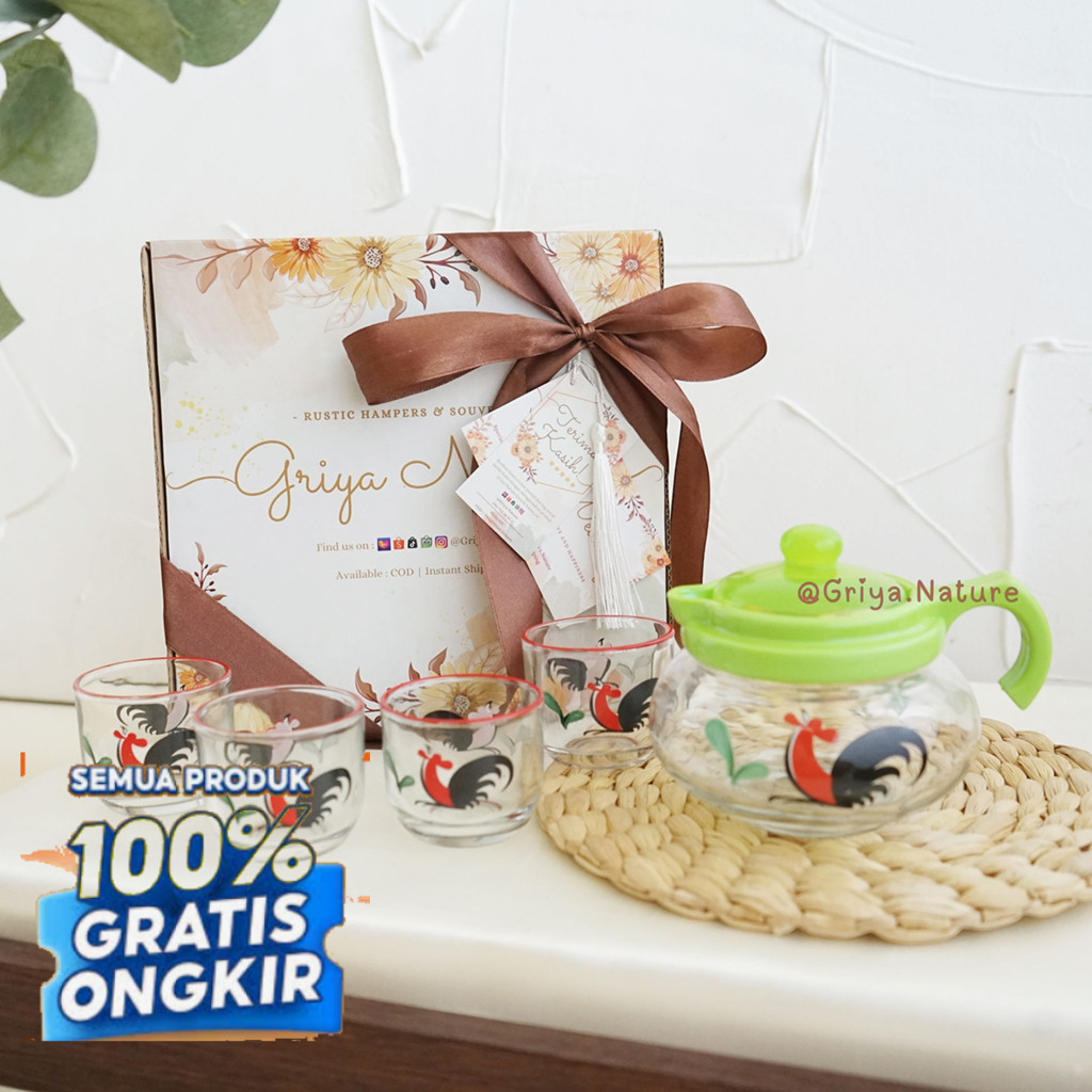 [GRIYA NATURE] Amertya Hampers | Kado Pernikahan / TEKO Set MINI Jago | Souvenir | Hampers Unik Aest