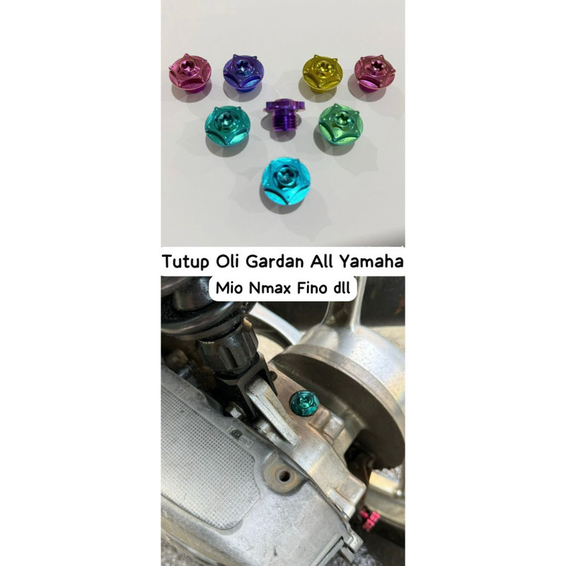 Baut tutup oli gardan Titanium matic yamaha mio nmax aerox lexi xeon soul J m3 gt S Z