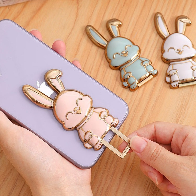 Dudukan HP Meja Model Kelinci dengan Desain Kekinian, Solusi Tangan Bebas yang Praktis untuk Menonto