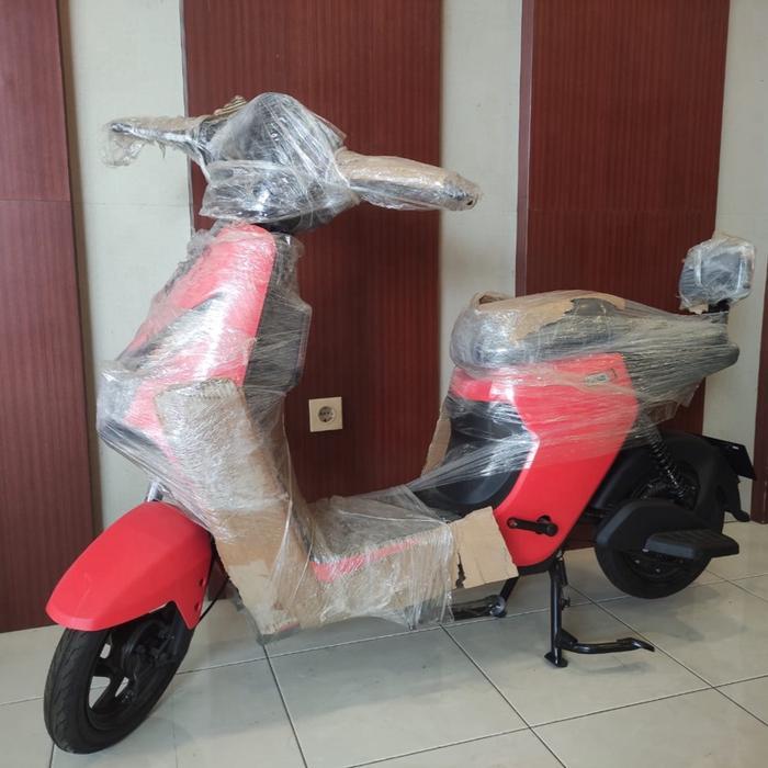 second bekas dan mulus Sepeda Listrik Uwinfly D60 warna merah