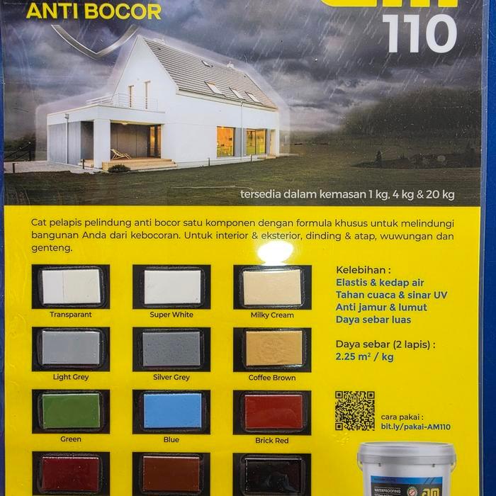 AM WATERPROOFING 110 CAT WATERPROOFING AM 20 KG - MAROON RED, CARGO