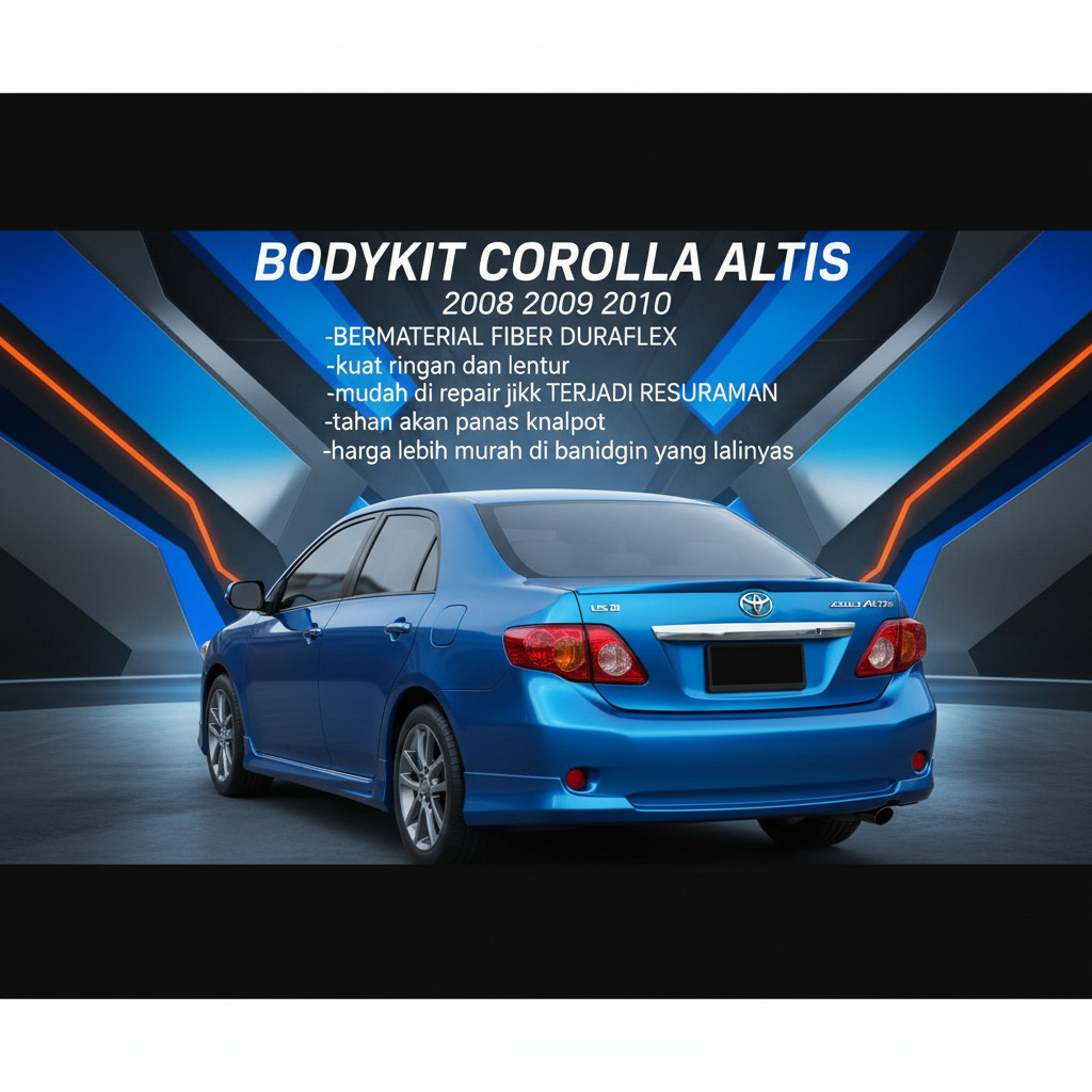 bodikit bodykit Toyota Altis 2008 2009 2010 BODY KIT COROLLA ALTIS