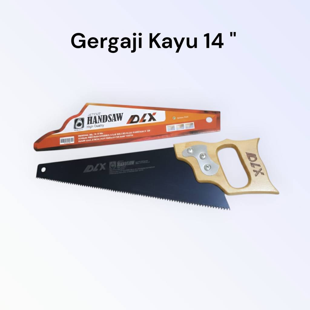 GERGAJI POTONG KAYU / GERAJI POTONG KAYU, Hand Saw, Gergaji kayu 14inch, Gergaji manual