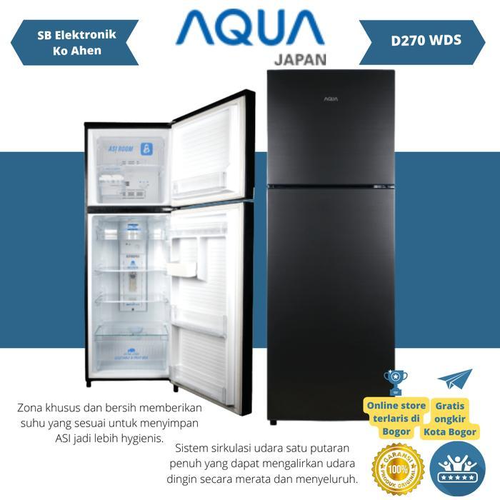 KULKAS 2 PINTU AQUA 270 WDS