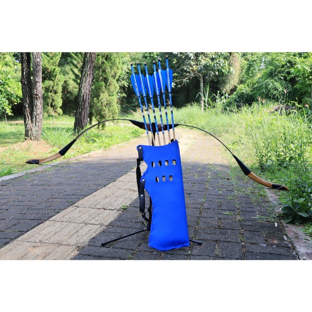 Paket Busur Panah HORSEBOW PEMULA New Perlengkapan Panahan Alat Panahan Alvo Archery (Bergaransi)