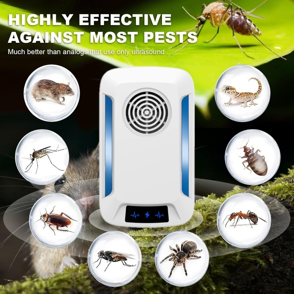 [COD] Pengusir Tikus Elektrik Alat Pengusir Pembasmi Hama Tikus Serangga Nyamuk Lalat Kecoa Listrik 