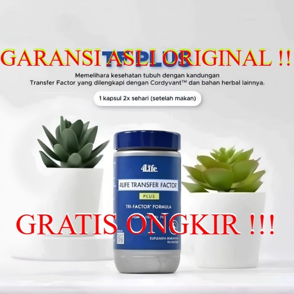 4Life Transfer Factor Plus Tri Factor Formula Original SUPLEMEN KESEHATAN