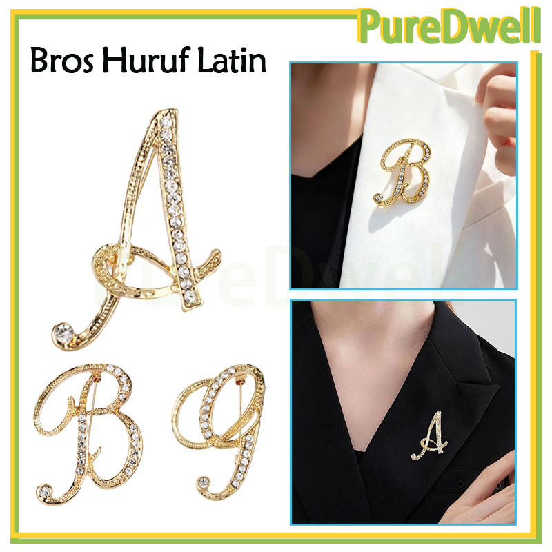 bros sutra baru ukuran grosir/bros 26 huruf versi korea/bros huruf latin