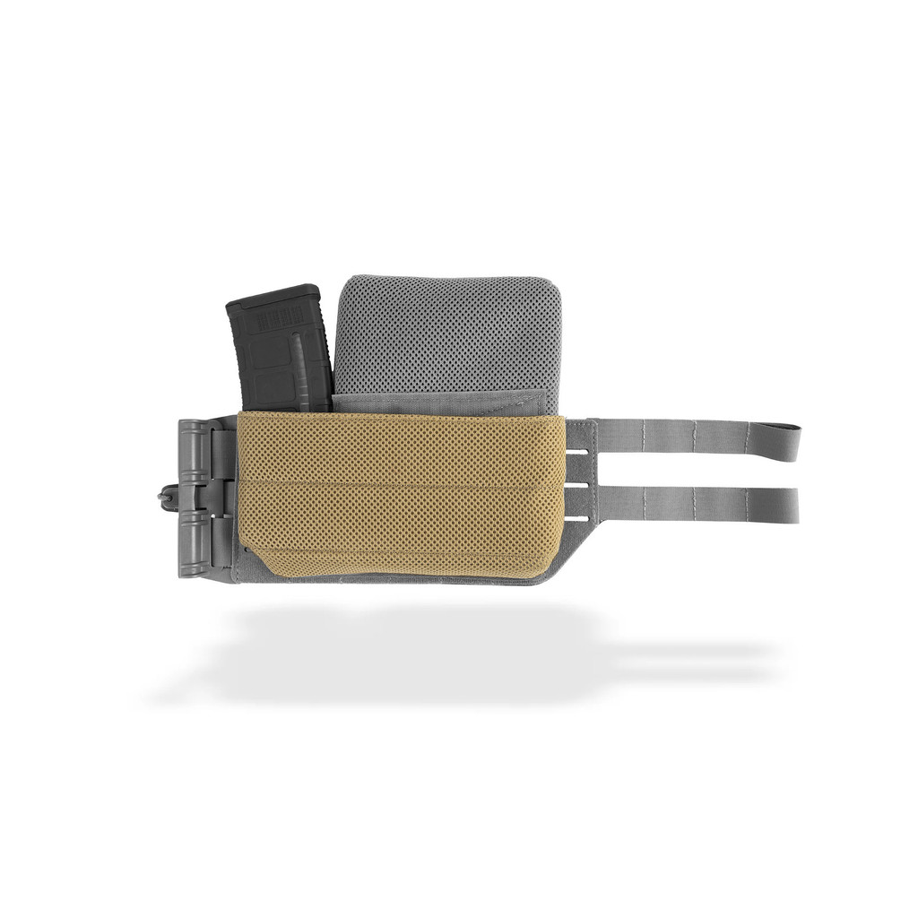 MILITECH Side Panel Pouch Bucket Set For Armor 6x6 6x8 Panel Storage For Triple Mag Frame Fit ARC V2