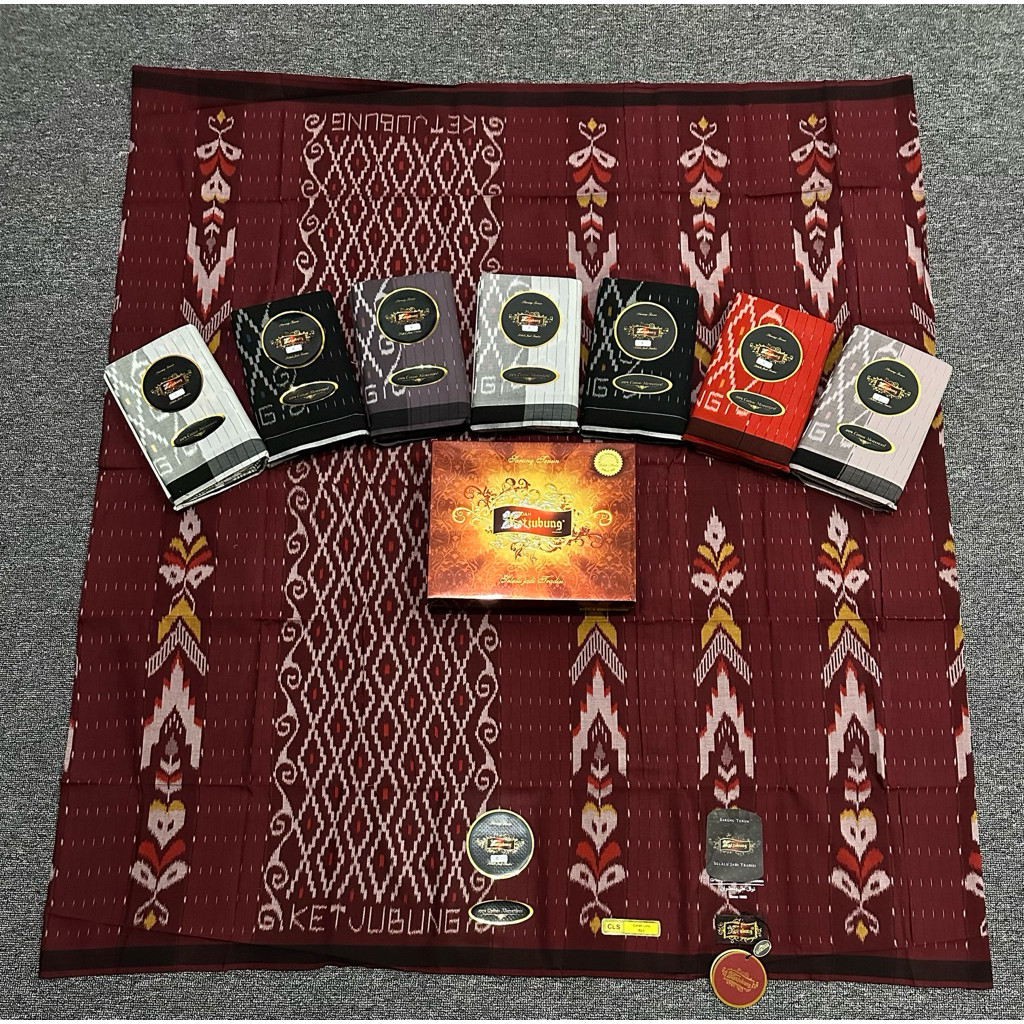 SARUNG Sarung Ketjubung CLS TJM SKG Ste Grade Red Green
