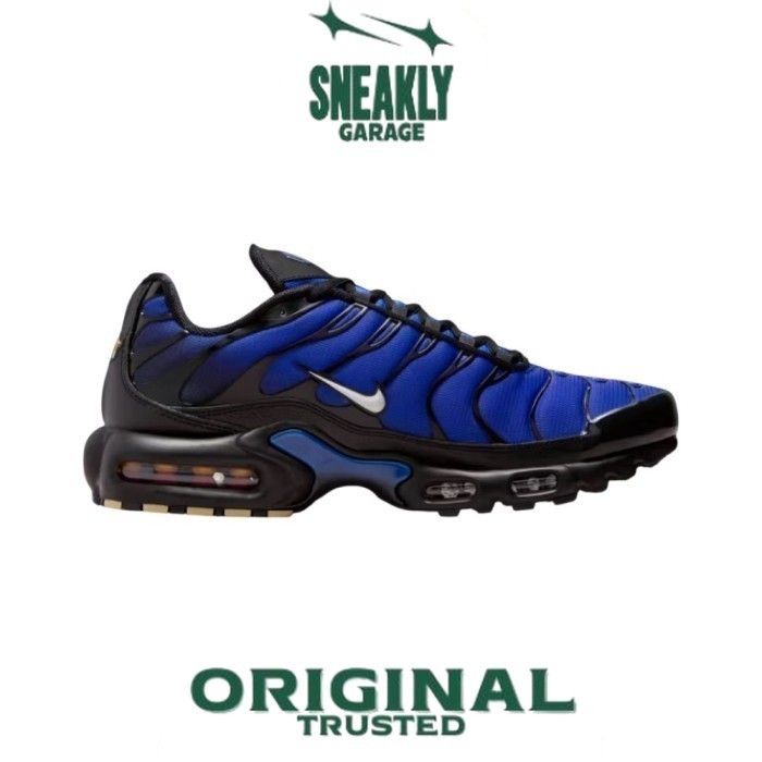 Sepatu Nike Air Max Plus Tn Black Racer Blue  Sneakers Unisex