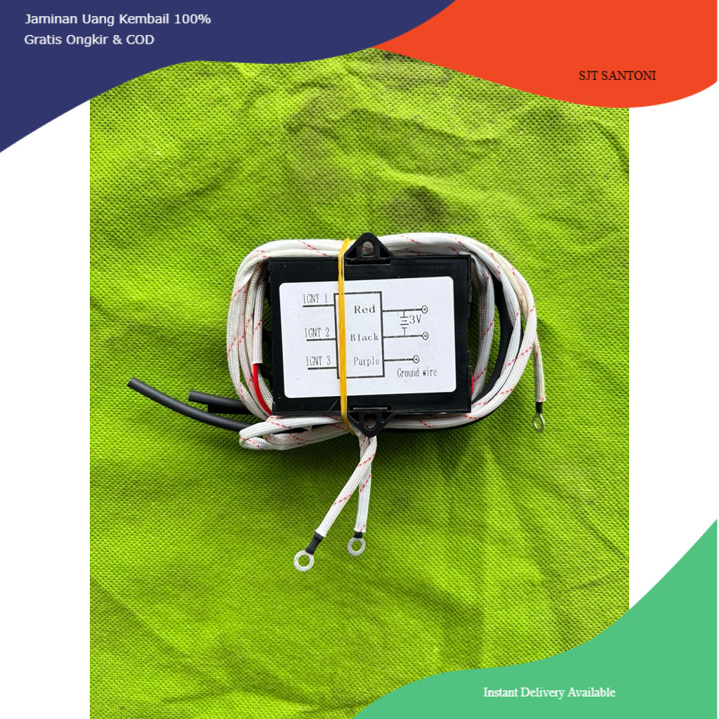 modul ignition kompor gas elektrik Pemantik Modul Pcb Kompor Tanam 2 Tungku