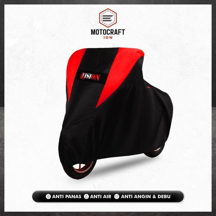 Sarung Motor XMAX / Cover Penutup Motor Warna Anti Air Merk VISION - Merah
