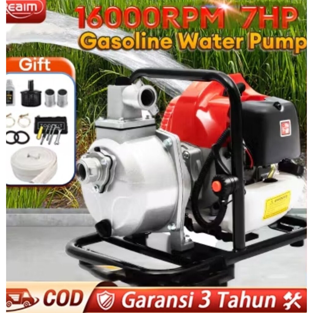 Pompa ALKON Mesin pompa air sawah irigasi mini /Alkon 1 inch 2 tak