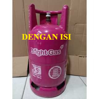 Tabung Gas 5,5 Kg Bright Gas + Isi / Tabung Gas 5,5 Kg  Isi / Tabung Isi  Gas 5,5 Kg