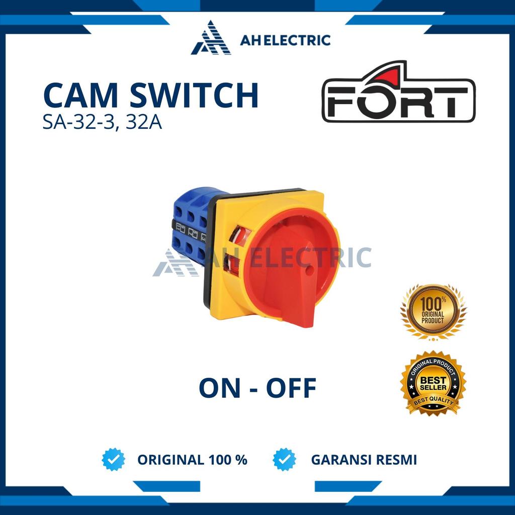 FORT CAM Switch SA-32-3, 32A | Selector Selektor | Change Over Switch | COS | Selector Switch | Sakl