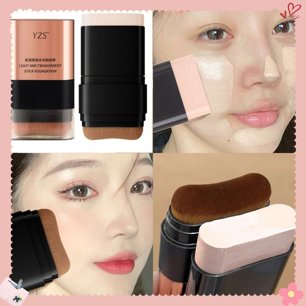 YZS Foundation Stick Natural Matte Makeup Tahan Lama dan Anti Air SPF50+