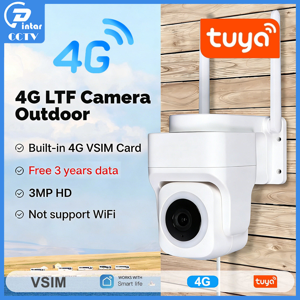 [Free 3 years data] Tuya 4G LTE CCTV Kamera 4G Camera Smart life Tuya Camera Waterproof outdoor