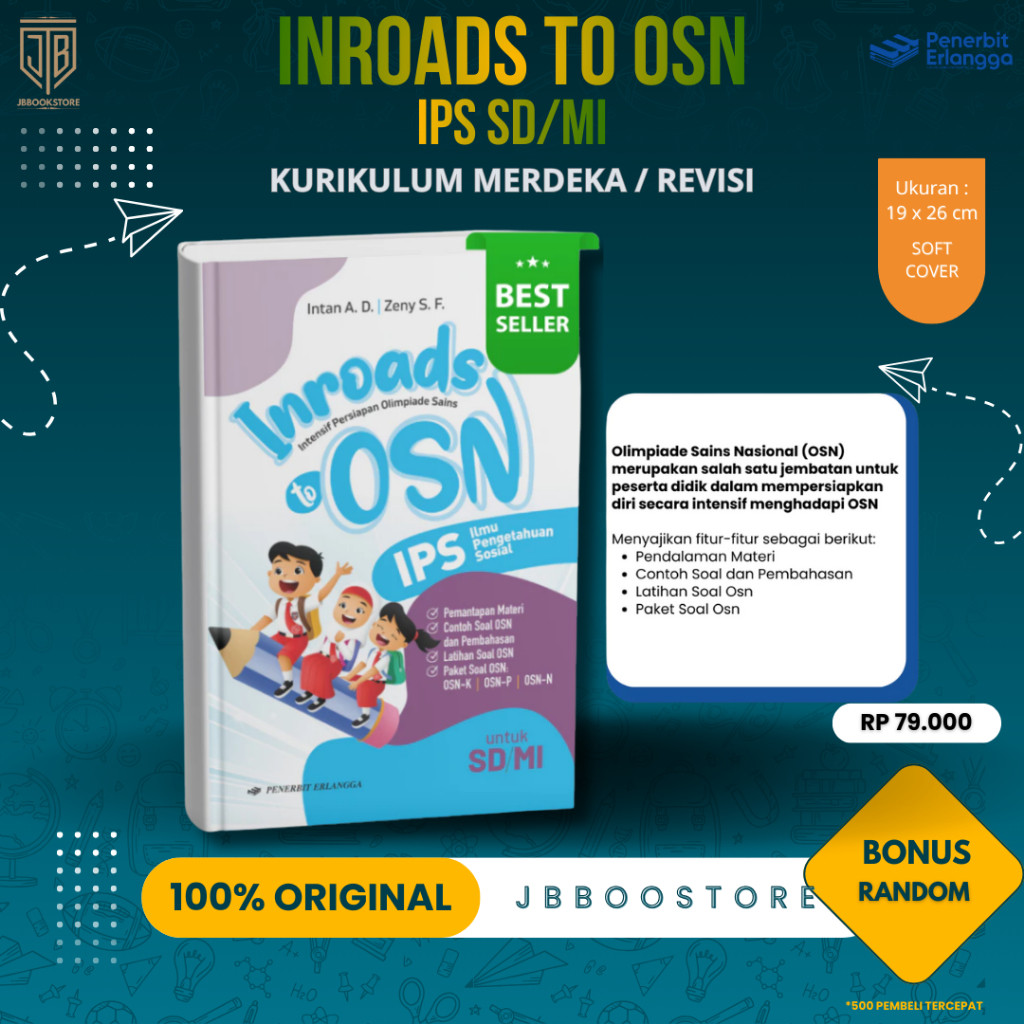 ( ERLANGGA ) INROADS TO OSN IPS SD/MI / OSN IPS SD/MI KURIKULUM MERDEKA