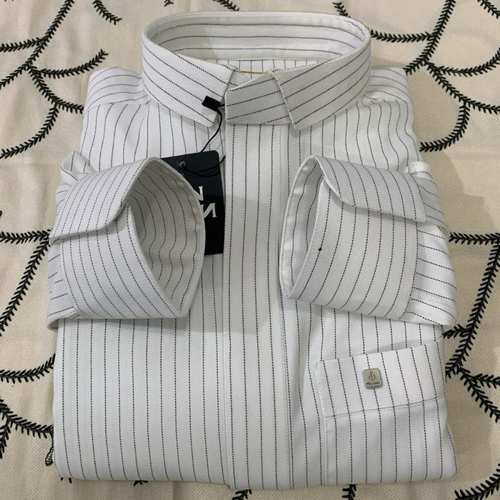 THOBE JUBAH MOTIF SALUR GALLERY ANNUN - Putih, S