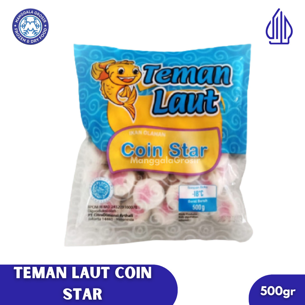 Teman Laut Coin Star / Bentuk Koin Bintang 500gr