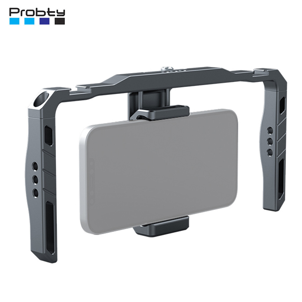 Universal SmartPhone Cage for iPhone 15/14/13 Pro/Pro Max With Handles for iPhone 14 /13/12