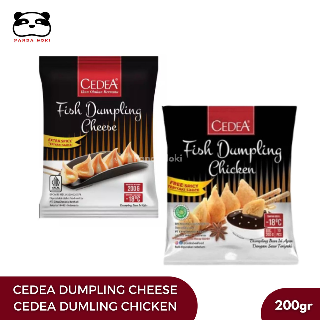 Cedea Dumpling Chicken / Cheese | Dumpling Ayam / Keju 200gr - Frozen Food