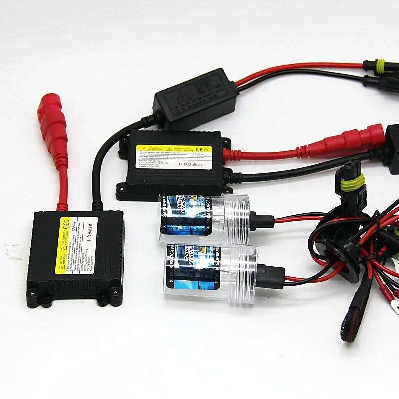 H7 DC 55W Ballast Kit HID Xenon Headlight Bulb 12V H1 H3 H11 880 9005 9006 H4 Hid Kit 4300k 6000k 80